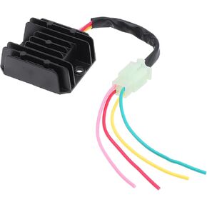 Windance 4 Wires 12V Voltage Regulator Rectifier Replacement for GY6 125cc 150cc 250cc Motorcycle Scooter Moped Go Kart ATV (1 piece)