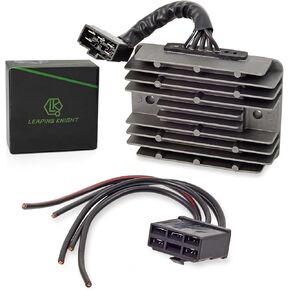 LK Voltage Regulator Rectifier Compatible with SUZUKI GSXR 600 1997-2005 GSXR 750 1996-2005 GSXR 1000 2001-2004 GSXR 1300 1999-2007 Hayabusa LT-F500F Quadrunner 1998-1999,DC Rectifiers with Plug