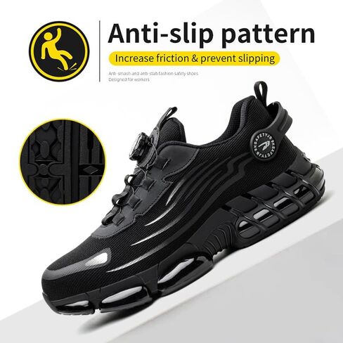 Steel Toe Work Sneakers for Men Women Lightweight Comfortable Industrial & Construction Work Safety Shoes in Saudi Arabia