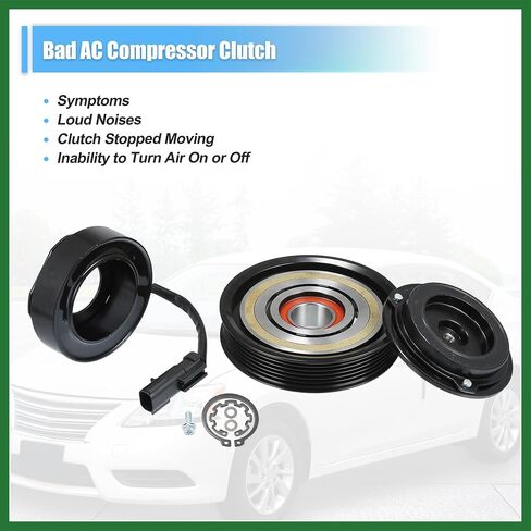 Motoforti AC Compressor Clutch Set Replace for Dodge Dakota 2004-2007 A/C Clutch Repair Assembly Long-lasting in Saudi Arabia
