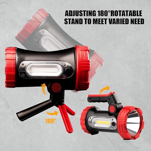 Anhay Rechargeable LED Camping Lantern, Dimmable Lantern Flashlight with Hook, Waterproof Spotlight for Hurricane Emergency, Outdoor, Hiking and Home, USB Cable Included in Saudi Arabia