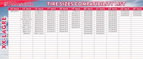 K-Musculo Snow Socks for Tires, Snow Socks Snow for Car SUV Pickup Easy to Use, Ultimate Grip, Washable.100 KM Safely In The Snow, EU EN-16662-1 Certififed(2 PACKS)-XXL in Saudi Arabia