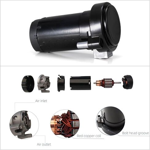 FARBIN Air Horn Compressor 12V, Mini Pump Air Horn, Air Pump for Horn, Train Horn Air Compressor for Truck Pickup Jeep Motorcycle Car Air Horn, System Direct Drive (Air Pump, 12v) in Kuwait