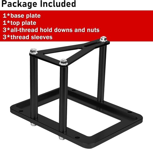 علبة البطارية مع الاستمرار، صندوق نقل صندوق السيارة من الألومنيوم الخام مناسب لسباق سباق أوبتيما، أحمر أصفر أزرق أعلى 34 34R 34/78 D34 D34/78 34M D34M، أسود in Kuwait