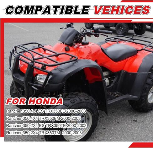مقعد كامل باللون الأسود لسيارة Honda Rancher 350 TRX350 FE FM TE TM 2000 2001 2002 2003 in Saudi Arabia