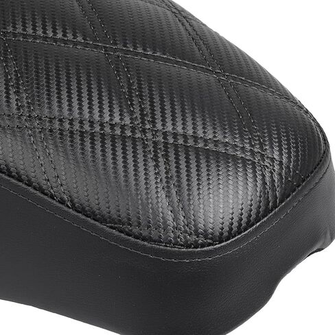 Motorcycle Step-Up Extended Seat Driver & Passenger Seat Fit for Harley Touring Electra Glide Road Glide Road King Street Glide 2008-2023, Black Stitch in Saudi Arabia