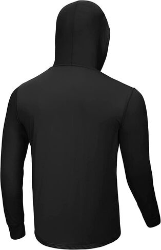 قميص سباحة للأولاد من INGEAR Rash Guard بأكمام طويلة بعامل حماية من الأشعة فوق البنفسجية 50+، قميص شمس بغطاء للرأس، قميص صيد سريع الجفاف للأطفال in Saudi Arabia
