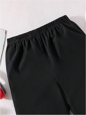 GORGLITTER Boy's Striped Color Block Long Track Pants Elastic Waist Jogger Trousers in Saudi Arabia