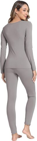 GYS Bamboo Viscose Long Johns Sets Thermal Underwear for Women Long Sleeve Base Layer in Kuwait