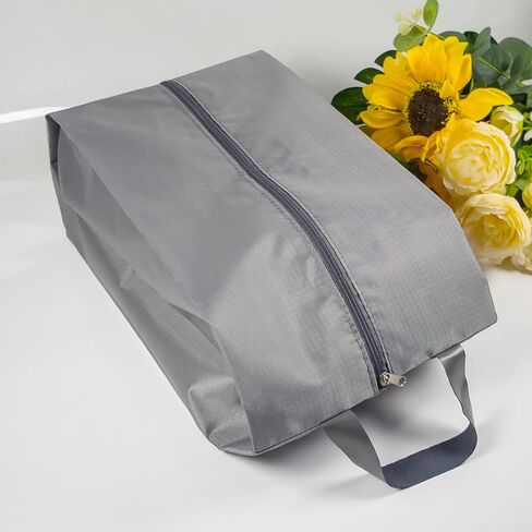 5 Pack Portable Shoe Storage Organizer, Large Capacity Oxford Fabric Shoe Bags, Multi-Functional Dust-Proof and Waterproof Travel Shoe Bag (Gray, Medium) in Saudi Arabia