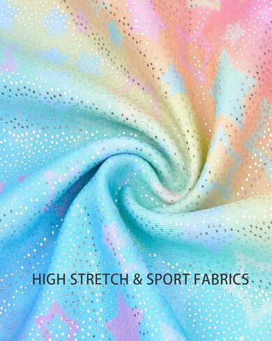 Long Sleeve Gymnastics Leotards for Girls Sparkly Dance Ballet Outfits Tumbling Biketard with Shorts for 3-12 Years in Kuwait