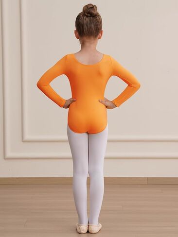Long Sleeve Black Leotard for Girls Gymnastics Leotards Toddler Dance Ballet Bodysuit in Saudi Arabia