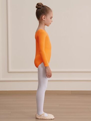Long Sleeve Black Leotard for Girls Gymnastics Leotards Toddler Dance Ballet Bodysuit in Saudi Arabia