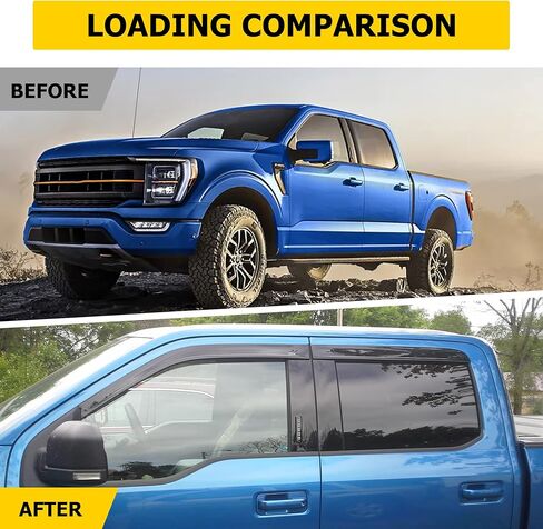 AUXMART 4 ​​قطعة نافذة جانبية منحرف نافذة المطر الحرس الرياح المطر الظل قناع الحرس ل جيب البوصلة 2017 2018 2019 2020 2021 2022 in Kuwait