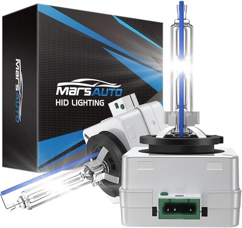 Marsauto D3S HID Bulbs, 6000K Cold White, Xenon Bulb, 3500 Hours Longevity, Waterproof Design, Up to 350% Brightness, 5 Minutes Installation, Pack of 2 in Saudi Arabia