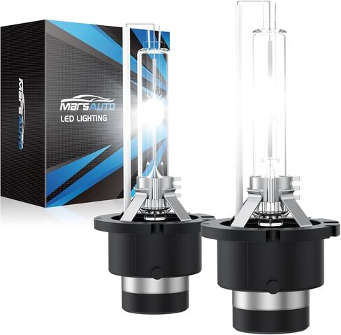 Marsauto D3S HID Bulbs, 6000K Cold White, Xenon Bulb, 3500 Hours Longevity, Waterproof Design, Up to 350% Brightness, 5 Minutes Installation, Pack of 2 in Saudi Arabia