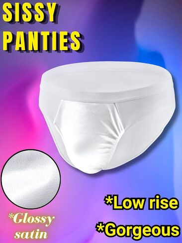 Mens Sexy Underwear Mesh Satin Cheeky Panties, Low Rise Lingerie For Straight Men, Rave Costumes For Play in Saudi Arabia