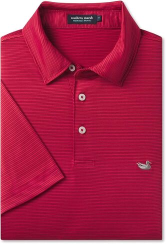 Southern Marsh Youth's Bermuda Performance Clearwater Stripe Polo Shirt, Short Sleeve Shirt in Saudi Arabia