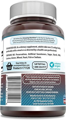 Amazing Formulas Lutein 40 mg with Zeaxanthin 1600 mcg | Softgels Supplement | Non-GMO | Gluten Free | Made in USA (40 mg, 60, Count) in Saudi Arabia
