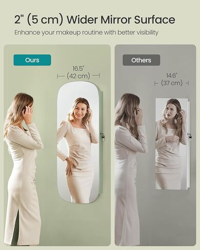 حزمة خزانة مجوهرات SONGMICS LED مع صندوق ساعة من 3 طبقات، وحافظة ساعة قابلة للتكديس بـ 8 فتحات، وسطح أخضر لوريل مع بطانة بيضاء كريمية UJJC026C01 وسطح أسود حبر مع بطانة حمراء نبيذية UJWB021R01 in Kuwait