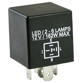 LED Turn Signal Flasher Relay 5 Pin Compatible with Ford Mustang 1994-2004 | Windstar 1995-2003 | Compatible with Mazda B2300 2001-2009 B2500 1998-2000 B3000 1998-2007 B4000 1998-2009