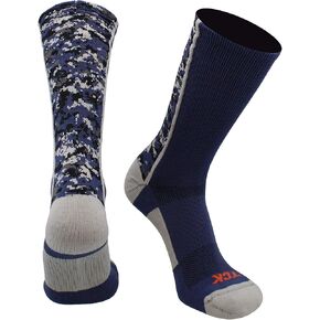 TCK Athletic Crew Socks Digital Camo Football Basketball Lacrosse