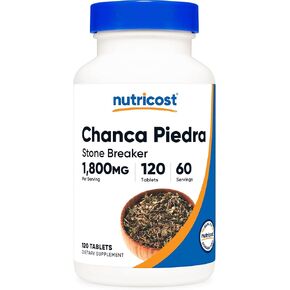 Nutricost Chanca Piedra Extract - Stone Breaker - 240 Tablets, 1800mg Per Serving, 120 Servings Per Bottle
