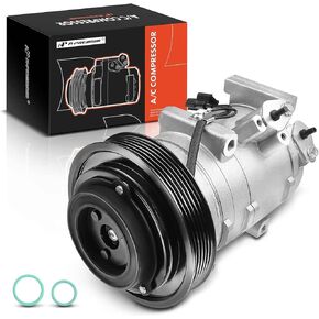 A-Premium Air Conditioner AC Compressor with Clutch Compatible with Honda Accord 2008-2012 2014, Accord Crosstour & Acura TL, TSX, RDX