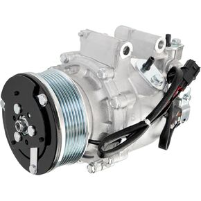 Air Conditioner AC Compressor Compatible with Honda Civic 2006-2011 1.8L with Clutch Replacement for 38800-RNA-A01 38800-RNB-A02 38810RRBA01 38800RNBA02