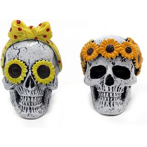 Car Air Freshener Vent Clips Skull Ghost Head Hanging Ornament Charm Skull Pendant Skeleton Car Air Outlet Decor BAccessories Car Conditioner Pendant Interior Decoration (2pc)