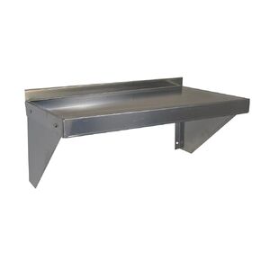 Channel AWS1224 Shelving, Wall Shelving, Solid - Knock Down, 24"W x 12"D, Aluminum Construction