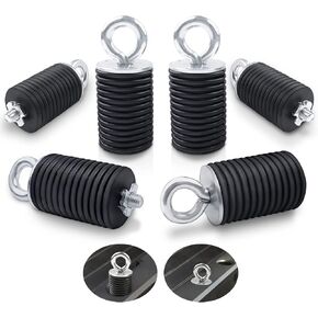 StarknightMT Ranger Tie Down Anchors,UTV Lock and Ride 2" Bed Anchor Compatible with Polaris General Ranger 500 570 1000 XP 900 800 700 with 1-7/16" Hole(6 Pcs,Black) in Kuwait