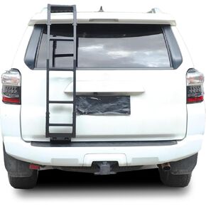 Linskip Steel Alloy Trunk Ladder Rack for Toyota 4Runner 2010-2024, Tailgate Rear Window Mounted Ladder, 4Runner Exterior Accessories