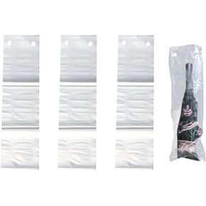 100 Pcs Short Handle Umbrella Bags Clear Waterproof Umbrella Bags Folding Umbrella Storage Bags Wet Umbrella Holder Bags