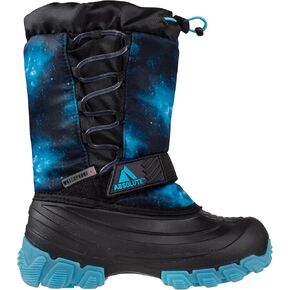Absolute Little Kid Light Up Snow Winter Boots, Warm, Insulated, Waterproof