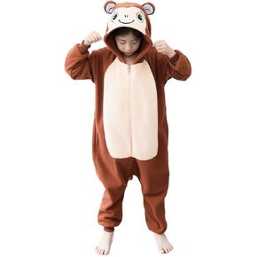 Unisex Kids Onesie Animal Cosplay Costume Pajamas Halloween Christmas Cartoon Sleepwear Children Jumpsuit