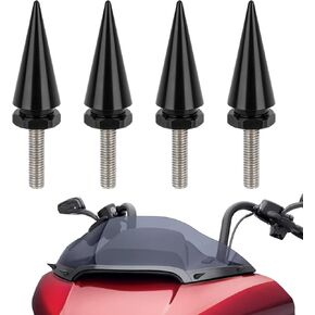 Motorcycle Windshield Bolts, PSLER Windscreen Screws Fairing Bolts Windshield Screws Compatible with Road Glide Special FLTRXS FLTRX Ultra FLTRU 2015-2024 (Black)