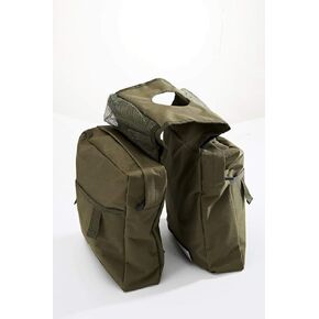 ATV Storage Bag, Saddle Bag. Durable Water Resistant with Bottle Holder for ATV, UTV, Motorcycle, Scooter, Snowmobile