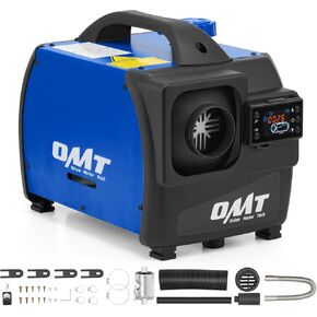 Orion Motor Tech 8kW Diesel Heater, 12V 24V All in One Diesel Air Heater with LCD Monitor & Remote Control, Compact Diesel Heater with Handle & 1.3 Gal Tank for Car Truck RV Camper Boat Indoors