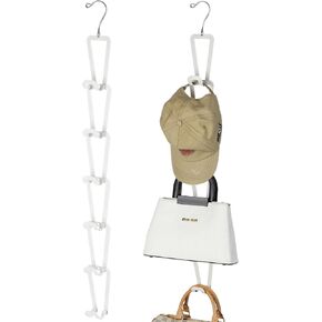 Stylish and Functional Purse Organizer for Wall, Over the Door Purse Organizer, Versatile Purse Rack for Wall - Ideal for Home or Office Use - Extra Accesories for More Options to Organize Your Space