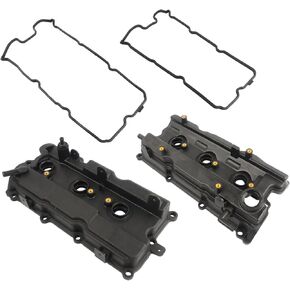 Engine Valve Cover Set with Gaskers Replacement for Nissan Altima 2002-2006/ Maxima 2002-2008/ Murano 2003-2007/ Quest 2004-2009 VQ35DE