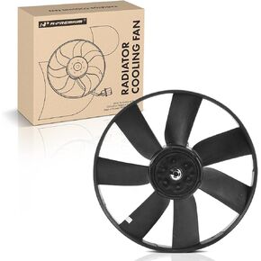 A-Premium Engine Radiator Cooling Fan Assembly Compatible with Select Volkswagen Models - Jetta, Golf 1983-1991, Passat - Replace# 1H0959455G, 165959455AE