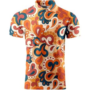 Funny Golf Shirts for Men,Mens Hawaiian Shirts Short Sleeve Novelty Crazy Golf Shirts