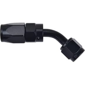 EVIL ENERGY 6AN Hose End Fitting 90 Degree Swivel for CPE Braided Hose Black