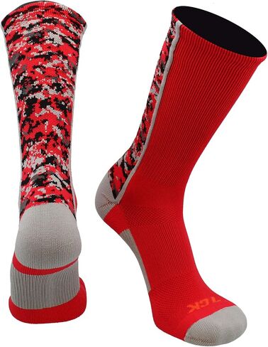 TCK Athletic Crew Socks Digital Camo Football Basketball Lacrosse in Kuwait