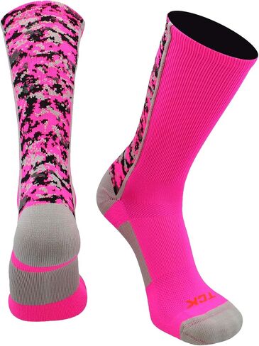 TCK Athletic Crew Socks Digital Camo Football Basketball Lacrosse in Kuwait