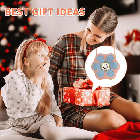 حقيبة كتف صغيرة على شكل زهرة الأقحوان حقيبة كتف كروس للفتيات الصغيرات في سن المراهقة 2 3 4 5 6 7 8 سنوات هدية للأطفال الصغار in Kuwait
