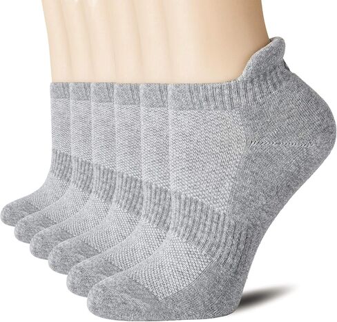 CS CELERSPORT 6 Pairs Ankle Athletic Running Socks Low Cut Sports Tab Socks for Men and Women in Kuwait