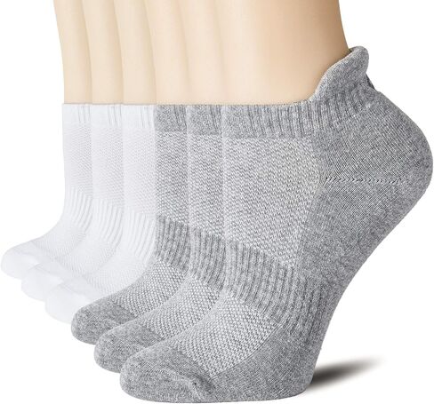 CS CELERSPORT 6 Pairs Ankle Athletic Running Socks Low Cut Sports Tab Socks for Men and Women in Kuwait