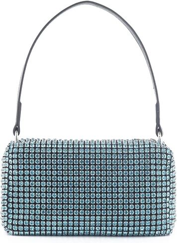 Silver Clutch Sparkly Purse Silver Crossbody Bags Rhinestone Purse for Women in Saudi Arabia